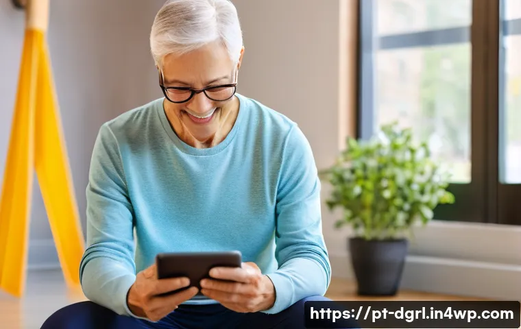 디지털 페인 관리의 정책 및 규제 현황 - **Image Prompt: Empowered Patients in Digital Health**
A vibrant, sunlit, and modern clinic or h...