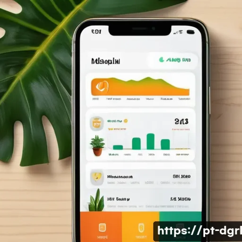 디지털 페인 관리 도구의 사용자 인터페이스 UI - A modern smartphone screen displaying a pain management app interface designed for Portuguese-speaki...