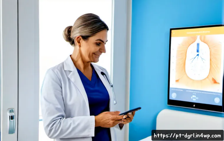 Home 17 디지털 페인 관리의 주요 마케팅 전략 - Photorealistic healthcare marketing consultation in a bright modern Brazilian clinic, compassionate ...